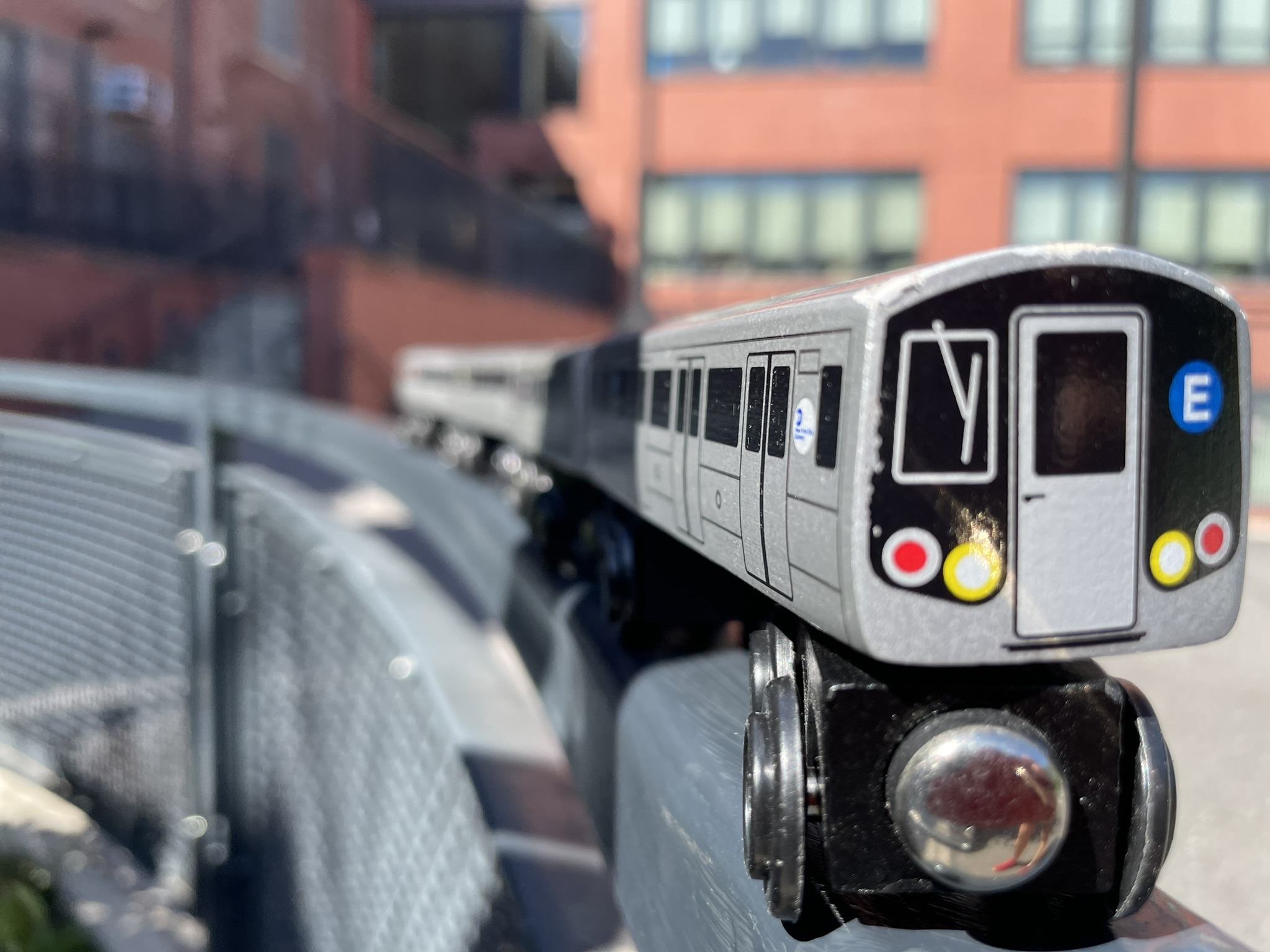 A school train toy