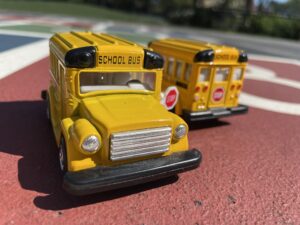A school bus toy
